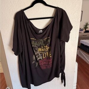 Graphic Women's Top - Bob Marley